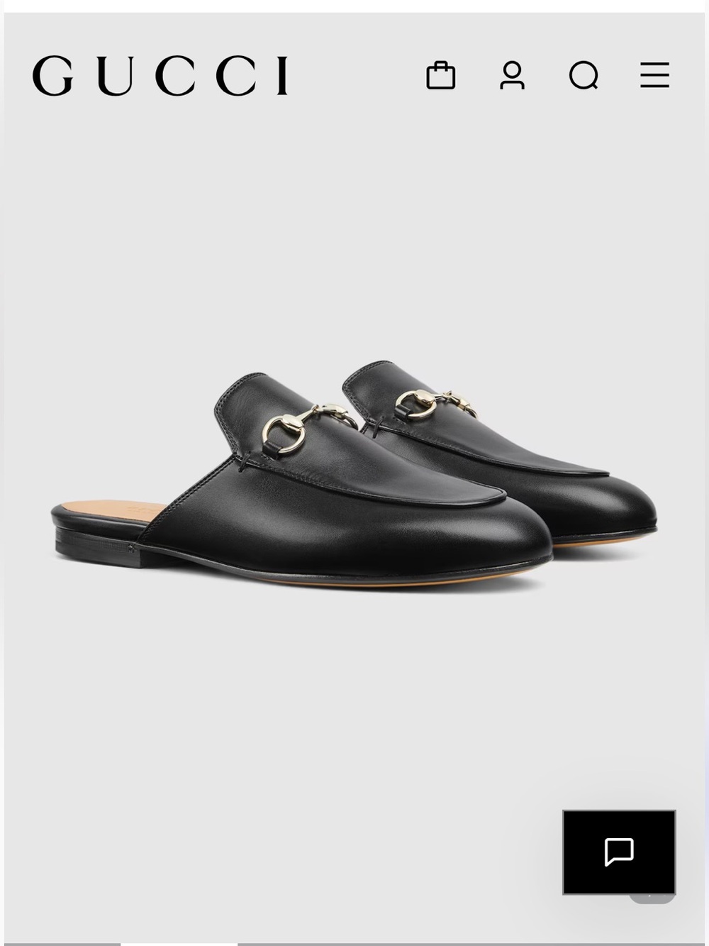 Gucci Black Women's Princetown slipper size 38 (8)